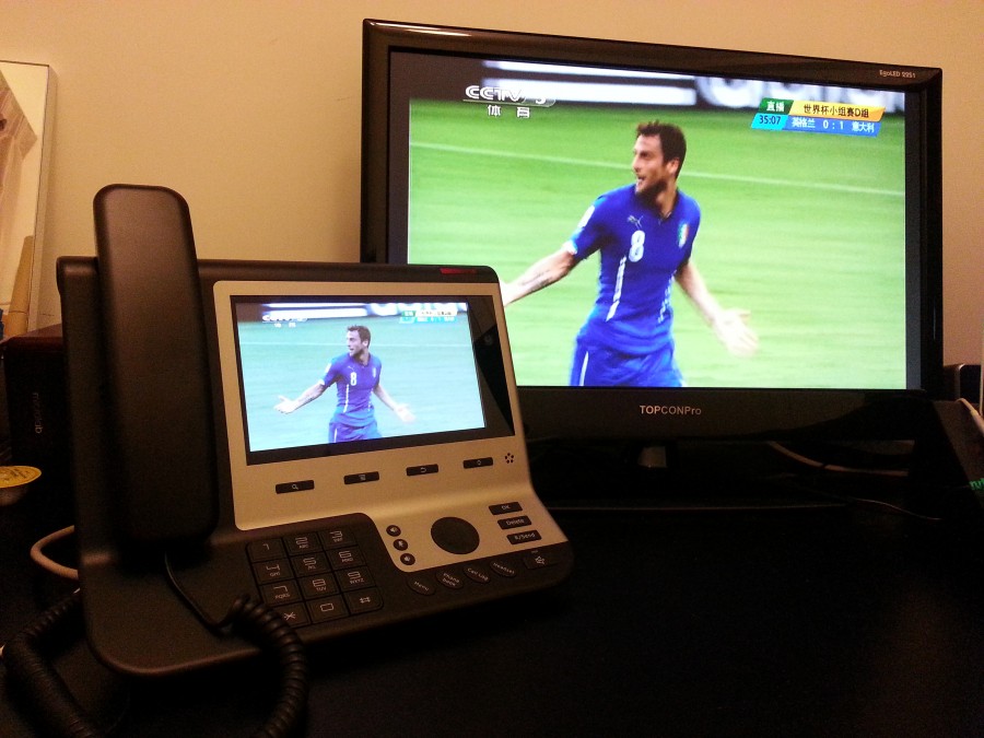 Goal! 用FANVIL D900 IP Phone看世界盃