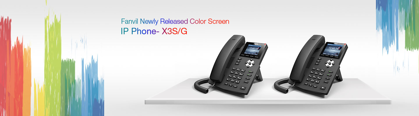 Fanvil Introduces new X3S entry level color screen IP Phone